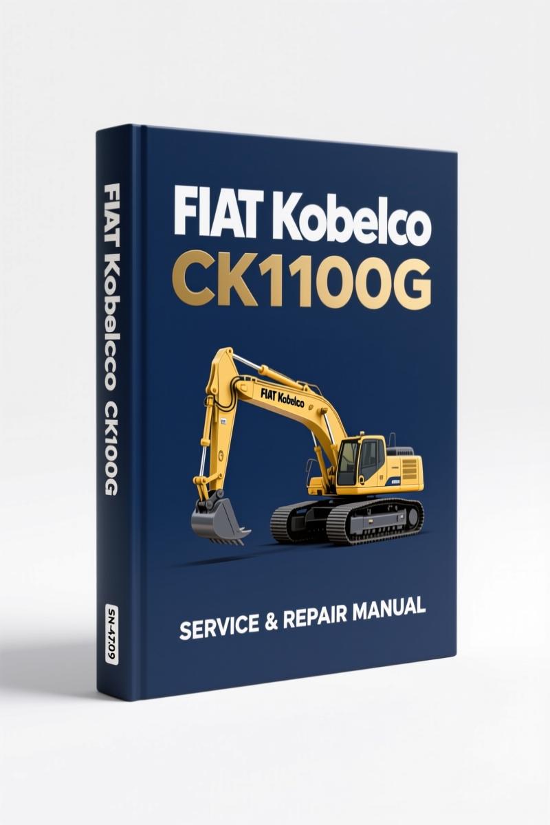 fiat kobelco ck1100g technical manual, fiat kobelco manual, fiat kobelco kobelco