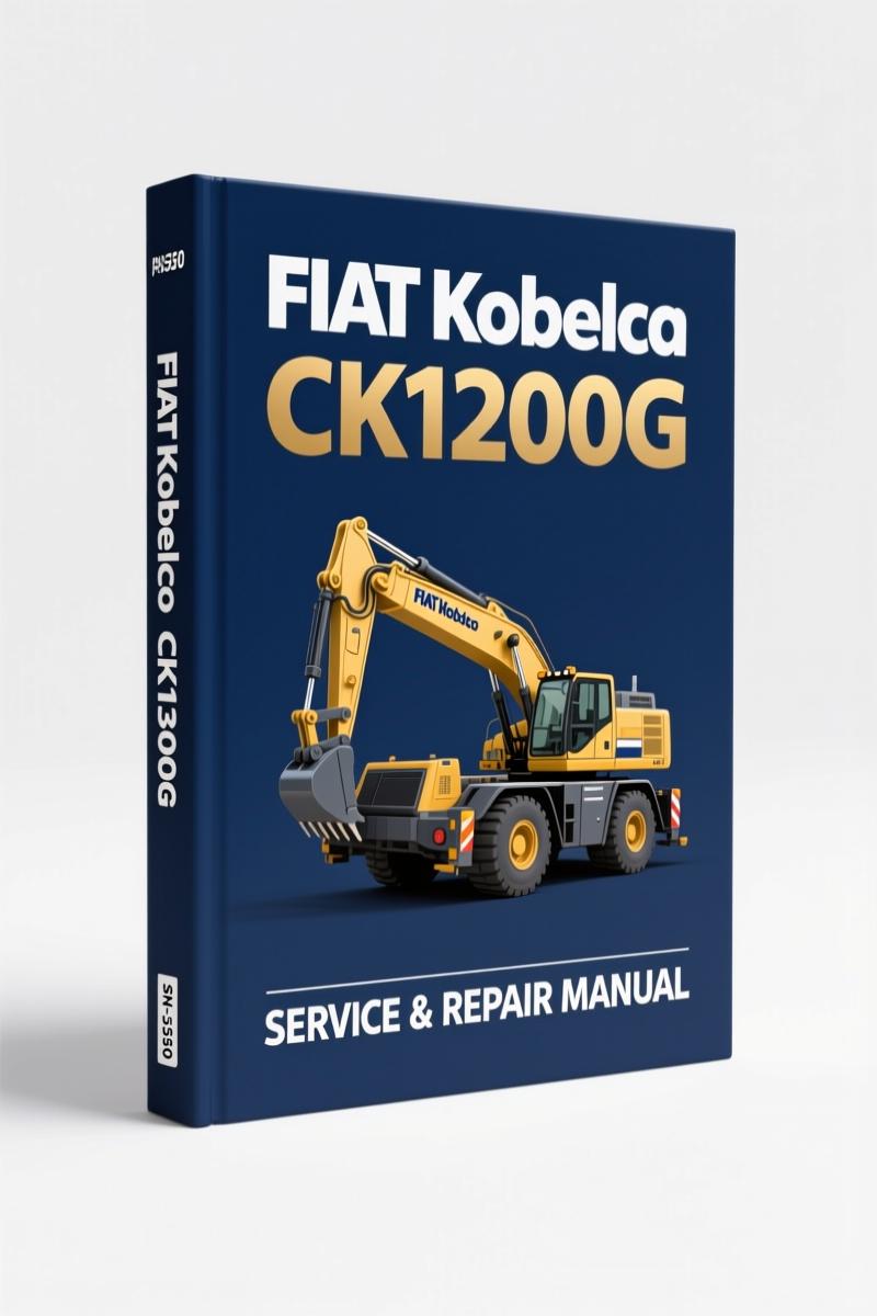 fiat kobelco ck1200g technical manual, fiat kobelco manual, fiat kobelco kobelco