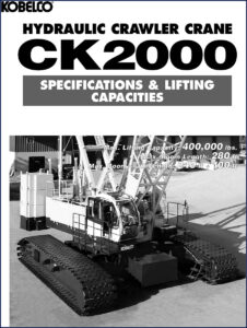 fiat kobelco ck2000 technical manual, fiat kobelco manual, fiat kobelco kobelco