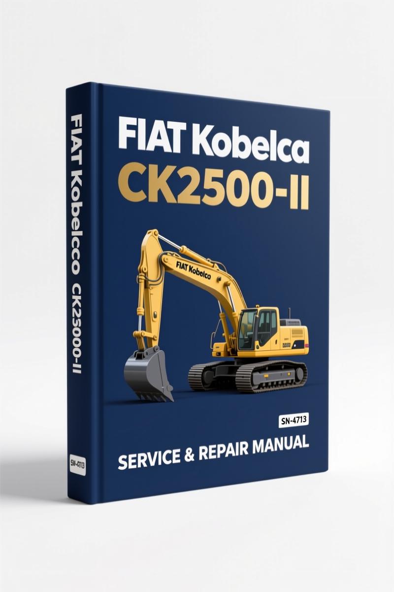 fiat kobelco ck2500, fiat kobelco manual, fiat kobelco kobelco