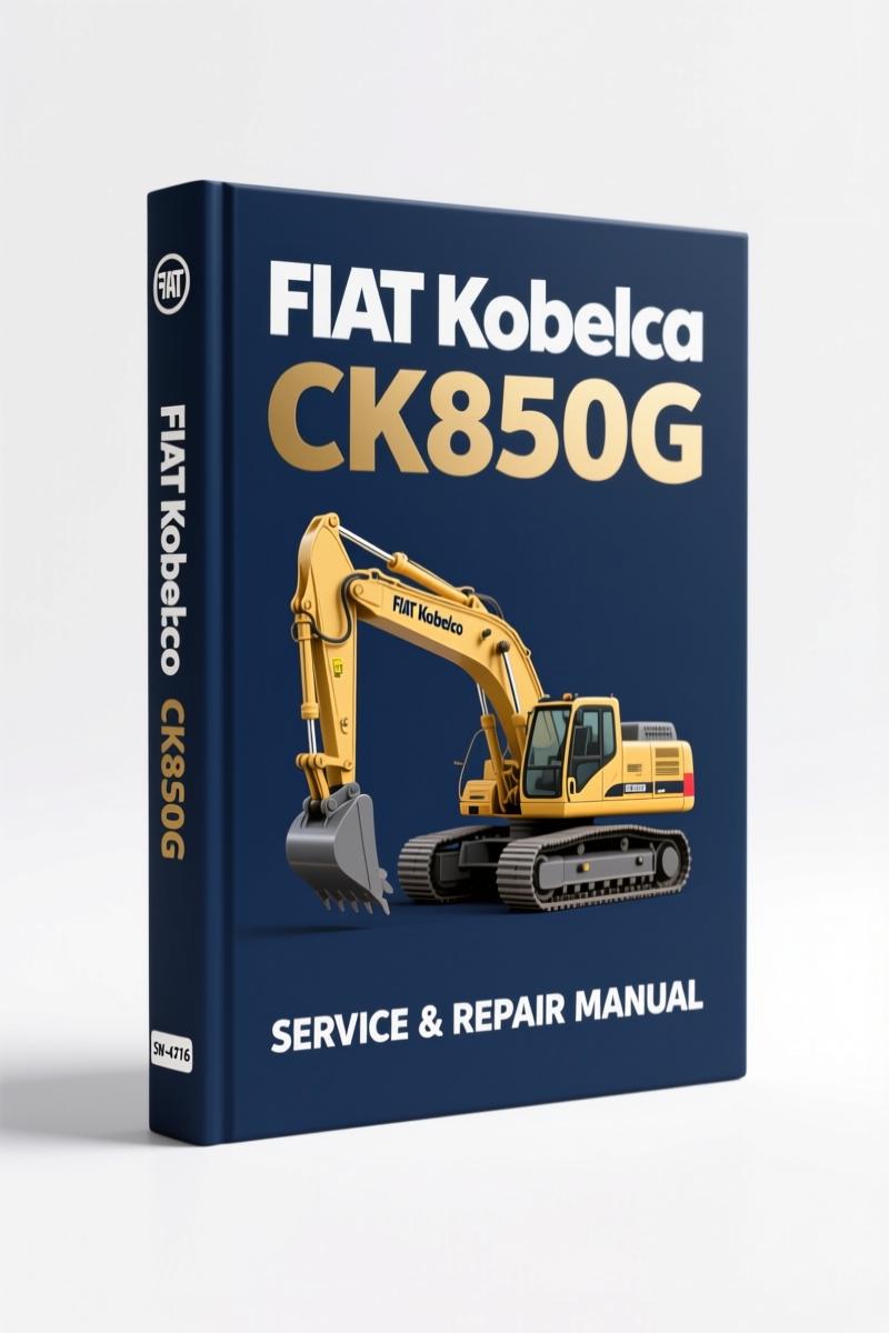 fiat kobelco ck850g technical manual, fiat kobelco manual, fiat kobelco kobelco