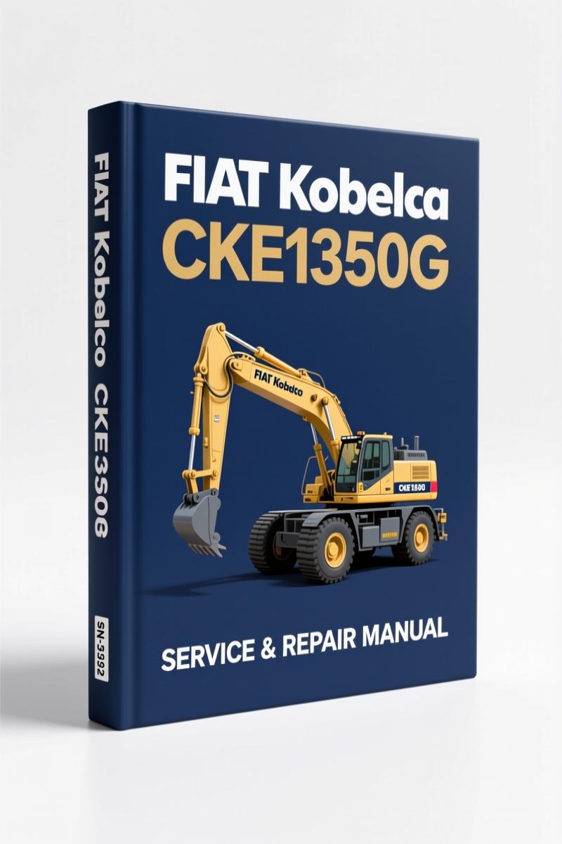 fiat kobelco cke1350g technical manual, fiat kobelco manual, fiat kobelco kobelco
