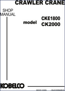 fiat kobelco cke1800, ck2000 workshop manual, fiat kobelco workshop manual, fiat kobelco kobelco