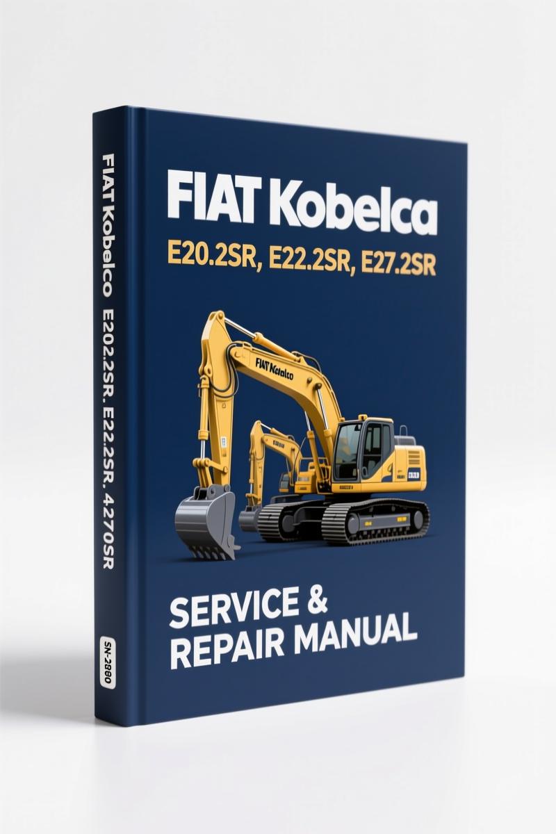fiat kobelco e20.2sr, e22.2sr, e27.2sr 2004 workshop manual, fiat kobelco workshop manual, fiat kobelco kobelco
