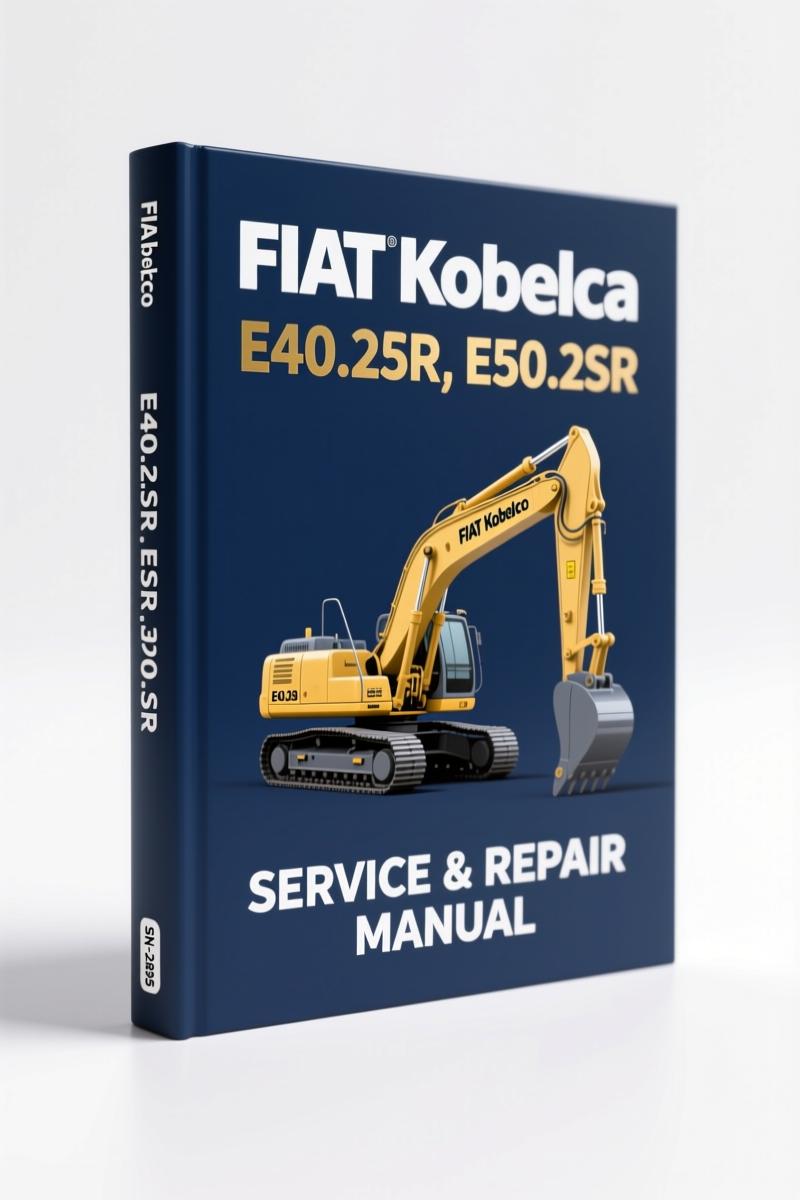 fiat kobelco e40.2sr, e50.2sr 2004 workshop manual, fiat kobelco workshop manual, fiat kobelco kobelco