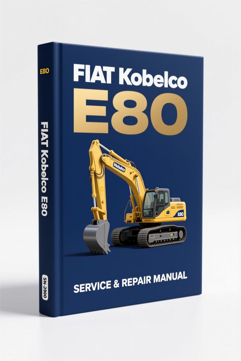 fiat kobelco e80 2003 workshop manual, fiat kobelco workshop manual, fiat kobelco kobelco