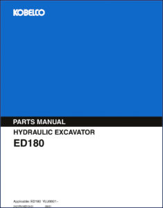 fiat kobelco ed180 2001 parts catalog oem factory, fiat kobelco parts catalog, fiat kobelco kobelco