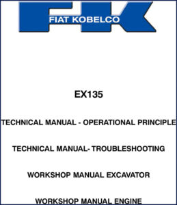 fiat kobelco ex135 technical manual, fiat kobelco manual, fiat kobelco kobelco