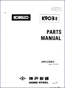 fiat kobelco k903, fiat kobelco manual, fiat kobelco kobelco