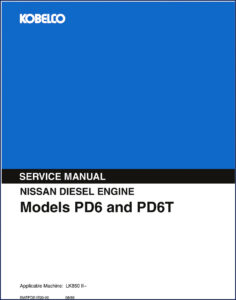 fiat kobelco pd6, pd6t 1989 service manual, fiat kobelco service manual, fiat kobelco kobelco