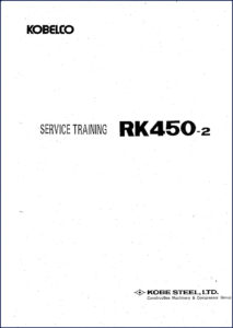 fiat kobelco rk450, fiat kobelco manual, fiat kobelco kobelco