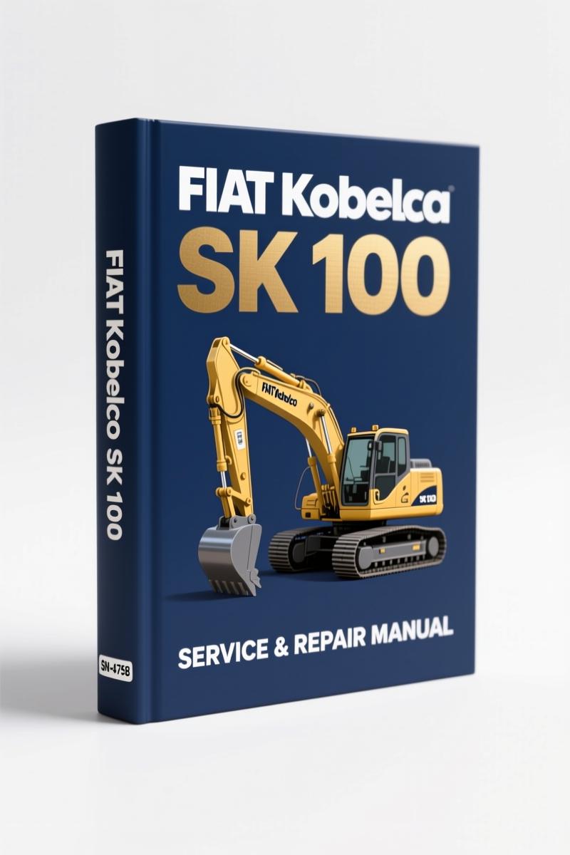 fiat kobelco sk 100 workshop manual, fiat kobelco workshop manual, fiat kobelco kobelco