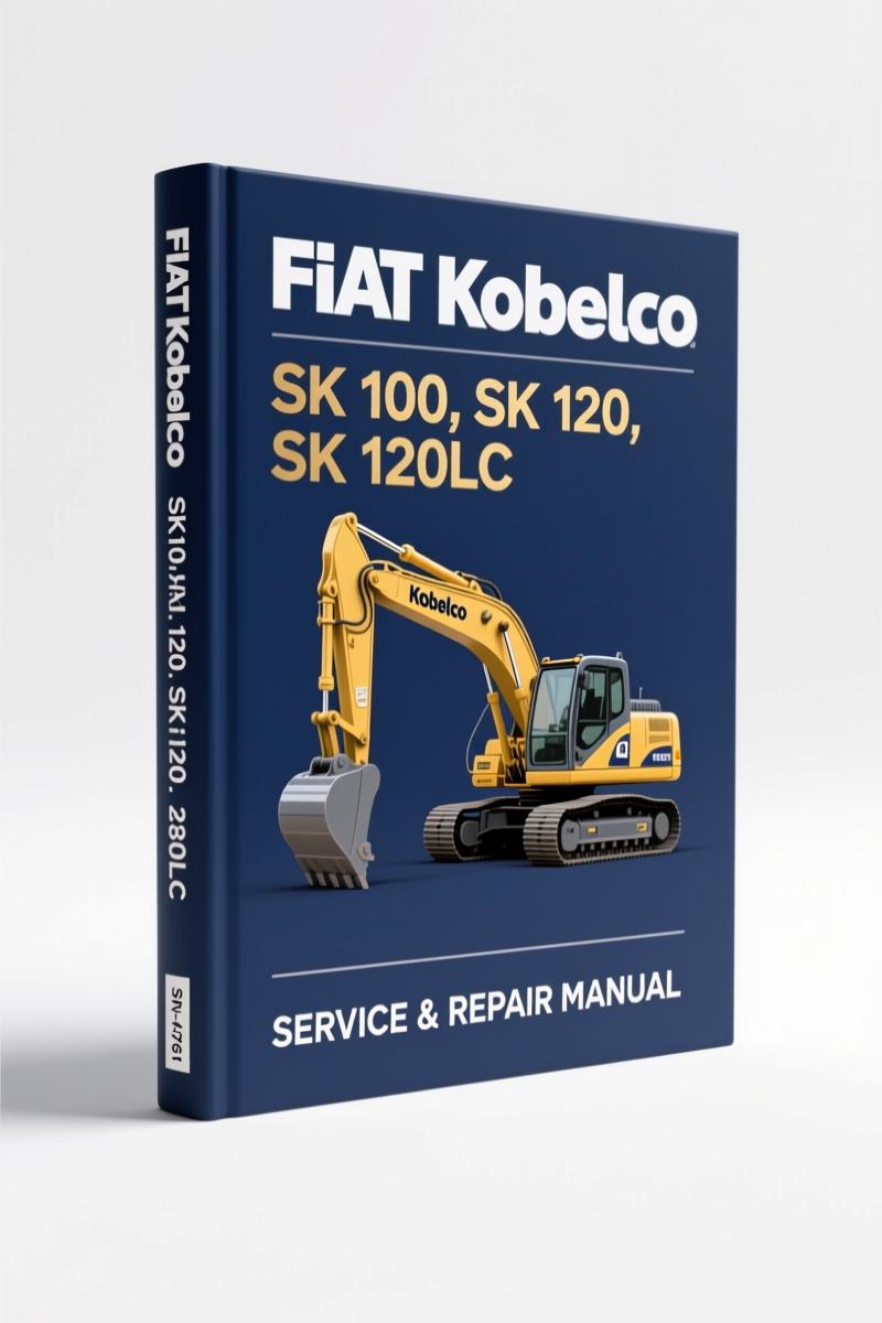 fiat kobelco sk 100, sk 120, sk 120lc, fiat kobelco workshop manual, fiat kobelco kobelco