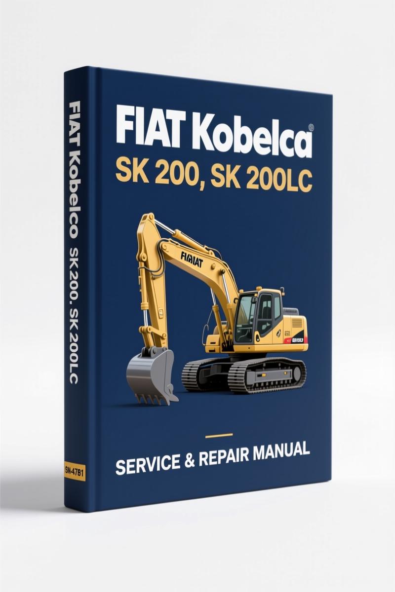fiat kobelco sk 200, sk 200lc workshop manual, fiat kobelco workshop manual, fiat kobelco kobelco