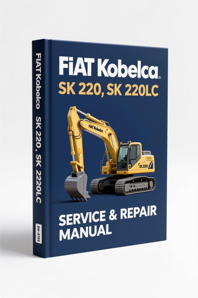 fiat kobelco sk 220, sk 220lc workshop manual, fiat kobelco workshop manual, fiat kobelco kobelco