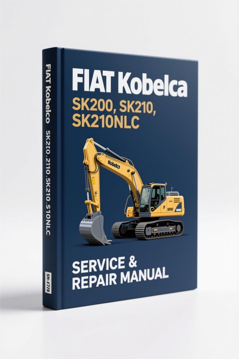 fiat kobelco sk200 sk210 sk210nlc workshop manual, fiat kobelco workshop manual, fiat kobelco kobelco