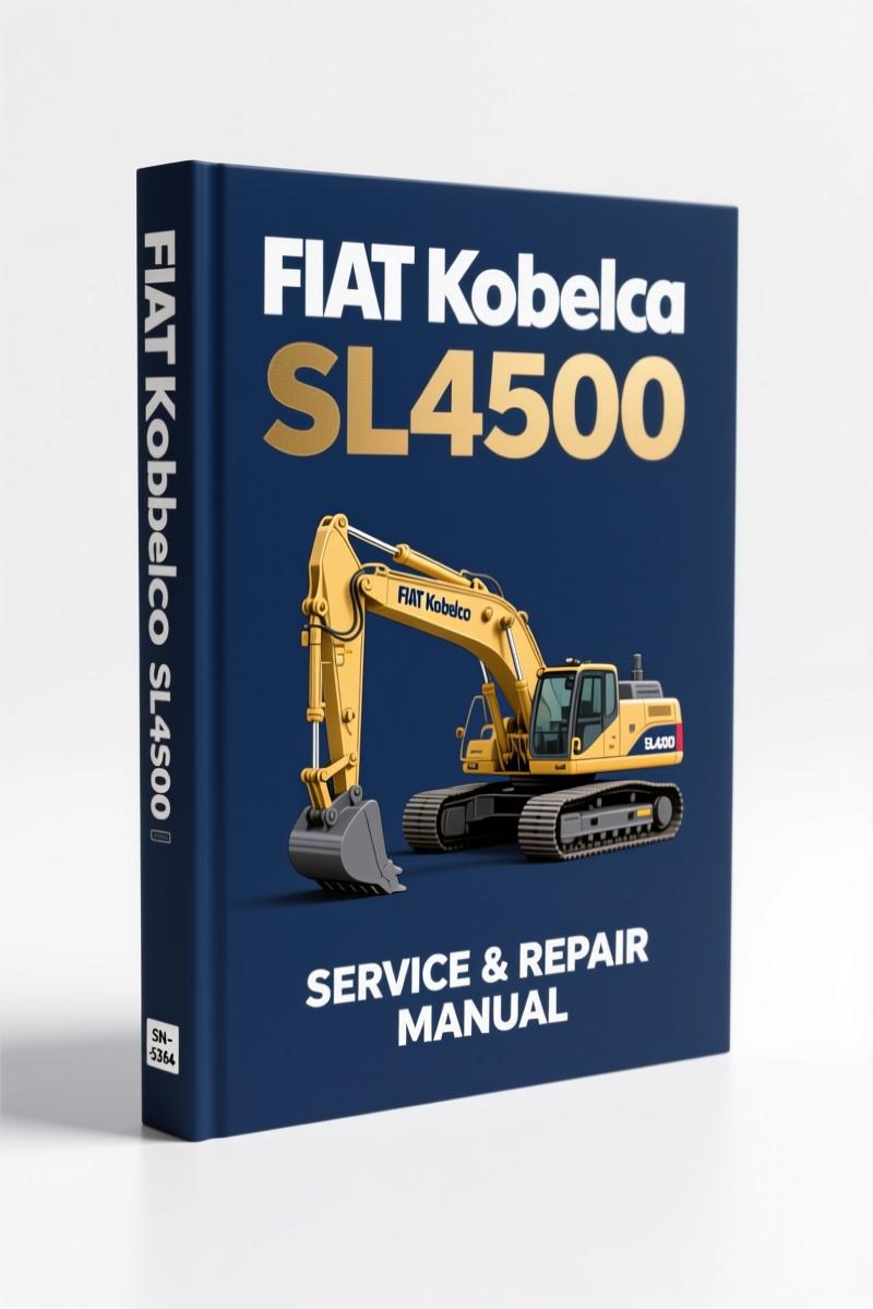 fiat kobelco sl4500 technical manual, fiat kobelco manual, fiat kobelco kobelco