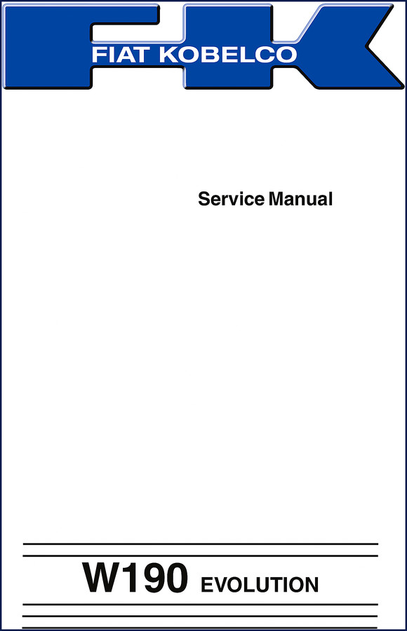 fiat kobelco w190 evolution service manual, fiat kobelco service manual, fiat kobelco kobelco