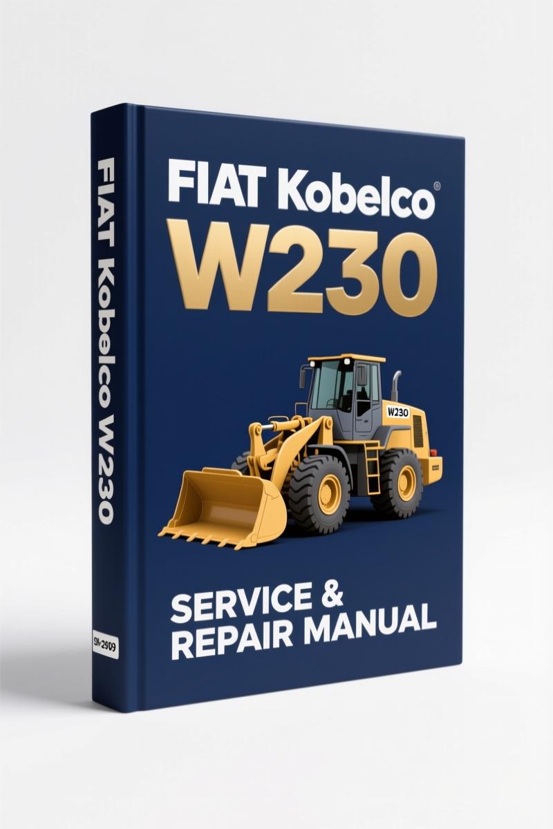 fiat kobelco w230 service manual, fiat kobelco service manual, fiat kobelco kobelco