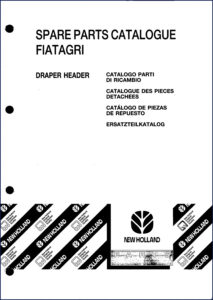 fiatagri draper header 1996 parts catalog, fiatagri parts catalog, fiatagri draper