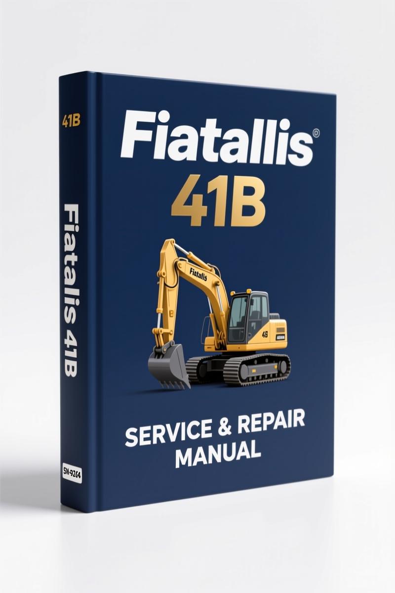Fiatallis 41B Parts Catalog – 455-page OEM factory parts index for crawler tractor