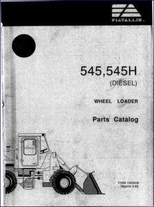 fiatallis 545 545h 1989 parts catalog, fiatallis parts catalog, fiatallis 545