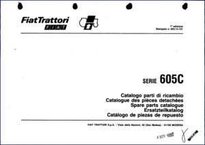 fiatallis 605c 1980 parts catalog, fiatallis parts catalog, fiatallis 605c