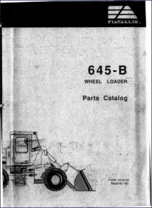 fiatallis 645, fiatallis manual