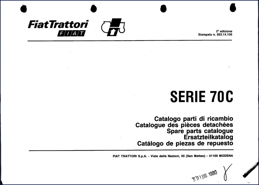 fiatallis 70c 1980 parts catalog, fiatallis parts catalog, fiatallis 70c