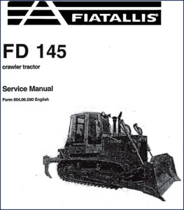 fiatallis fd 145 service manual, fiatallis service manual, fiatallis fd