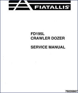 fiatallis fd195l service manual, fiatallis service manual, fiatallis fd195l