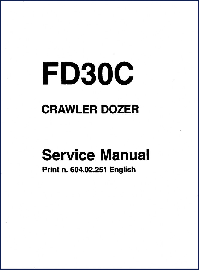 fiatallis fd30c service manual, fiatallis service manual, fiatallis fd30c