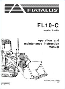 fiatallis fl10, fiatallis manual