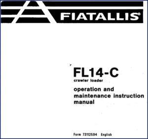 fiatallis fl14, fiatallis manual