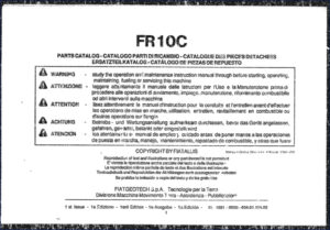 fiatallis fr10c 1991 parts catalog, fiatallis parts catalog, fiatallis fr10c