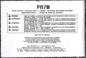 fiatallis fr7b 1988 parts catalog, fiatallis parts catalog, fiatallis fr7b