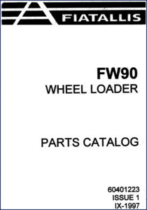 fiatallis fw90 1997 parts catalog, fiatallis parts catalog, fiatallis fw90