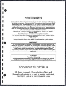 fiatallis fx140 1998 parts catalog, fiatallis parts catalog, fiatallis fx140