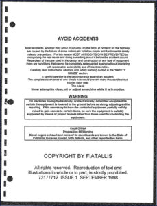 fiatallis fx600 1998 parts catalog, fiatallis parts catalog, fiatallis fx600