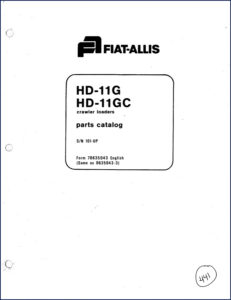 fiatallis hd, fiatallis manual