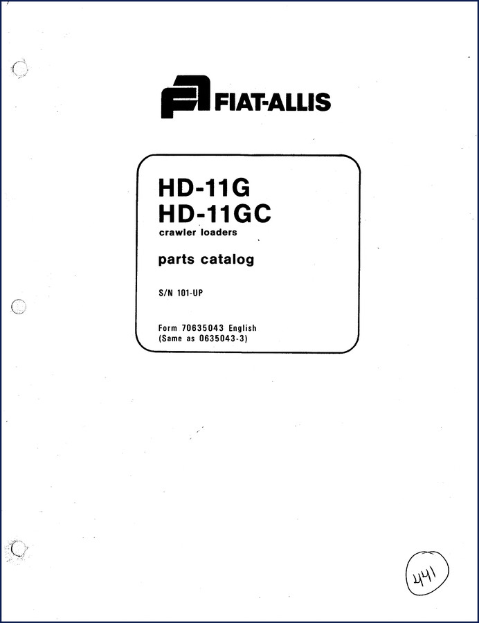 fiatallis hd, fiatallis manual