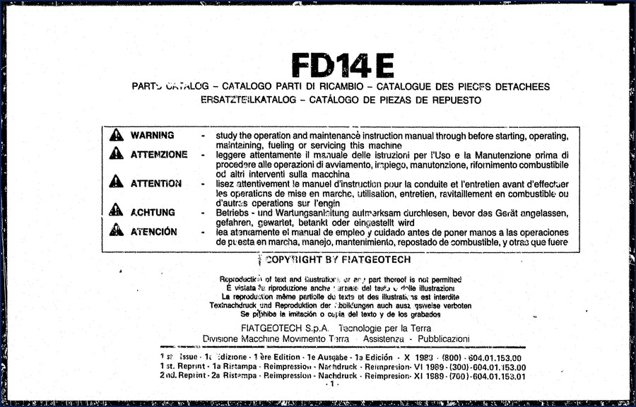 fiatgeotech fd14e 1983 parts catalog, fiatgeotech parts catalog, fiatgeotech fd14e