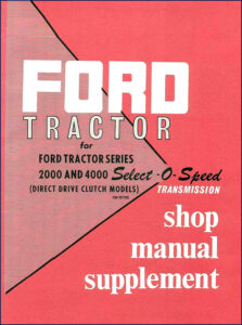 ford 2000, 4000 service manual, ford service manual, ford 2000,