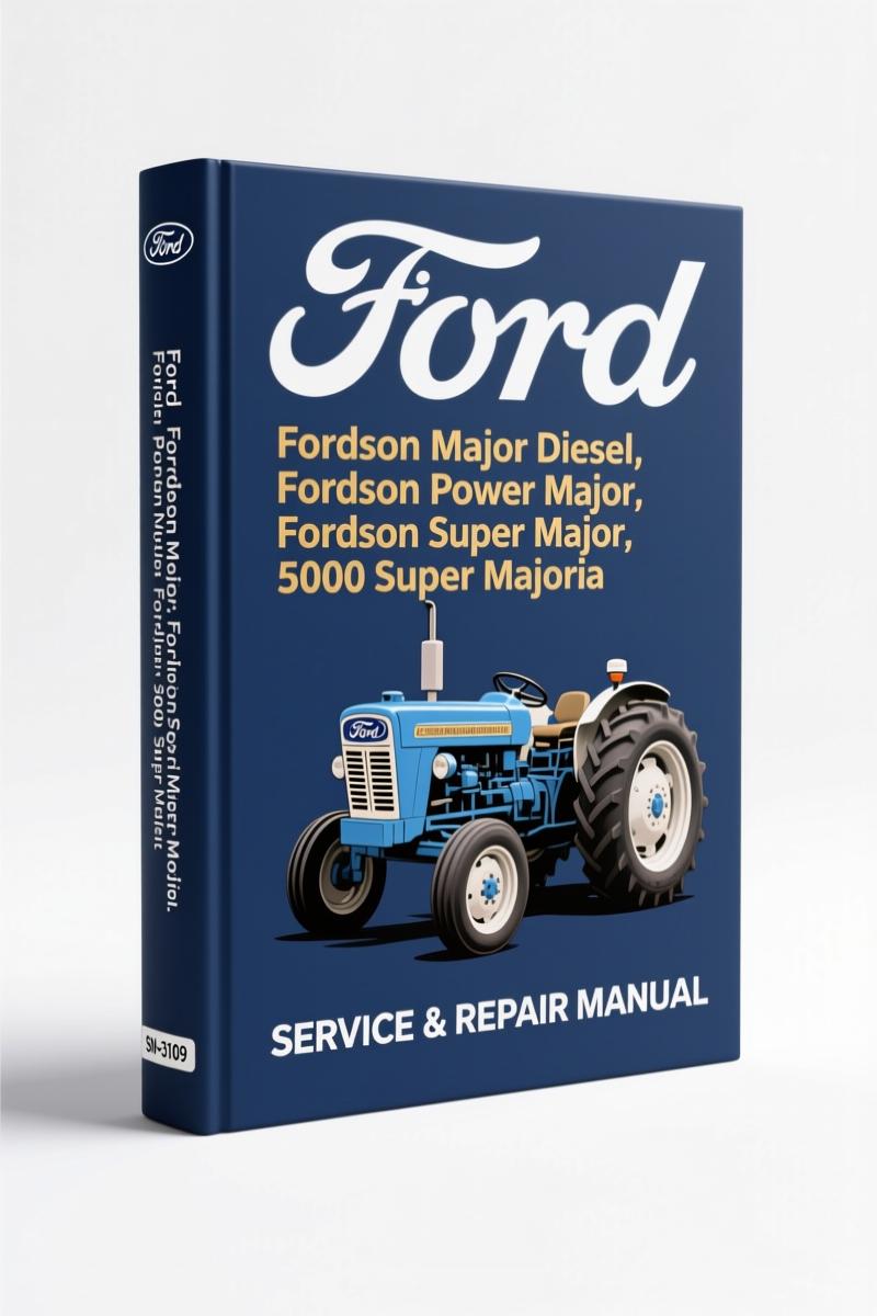 fordson major diesel, power major, super major, 5000, ford service manual, ford major