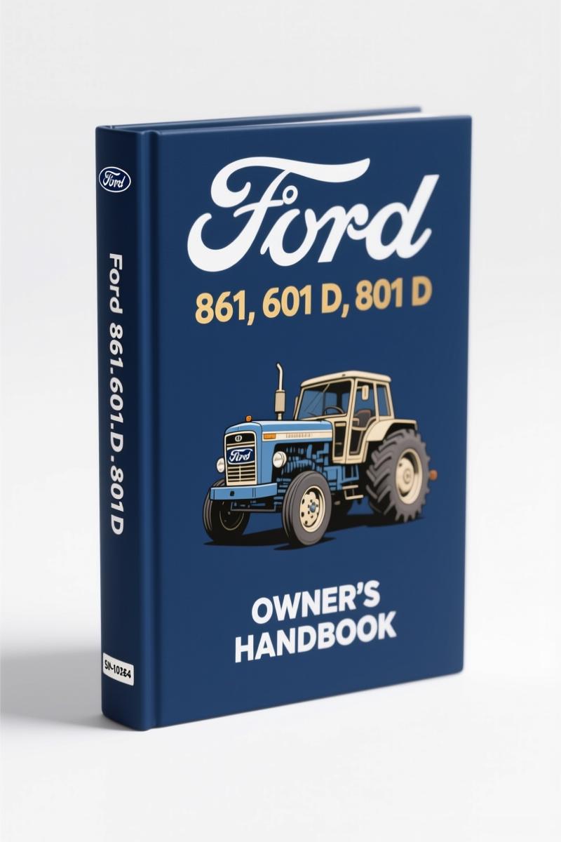 ford 861, 601 d, 801 d 1959 operators, ford manual, ford 861,
