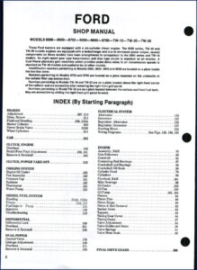 ford 8000, 8600, 8700, 9000, 9600 service manual, ford service manual, ford 8000,