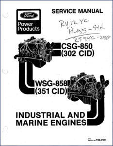 ford csg, ford manual