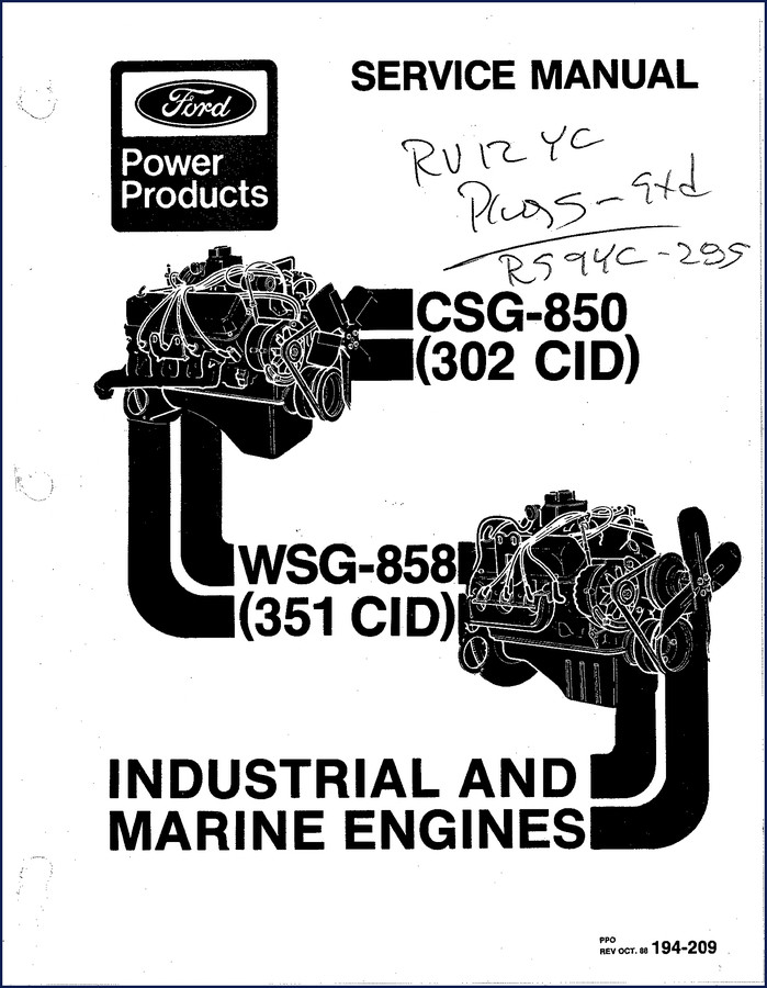 ford csg, ford manual