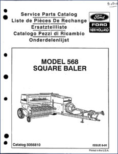 ford new holland 568 1991 parts catalog, ford new holland parts catalog, ford new holland new