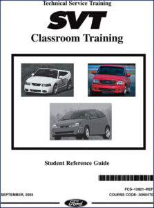 ford svt 2003 training manual, ford manual, ford svt